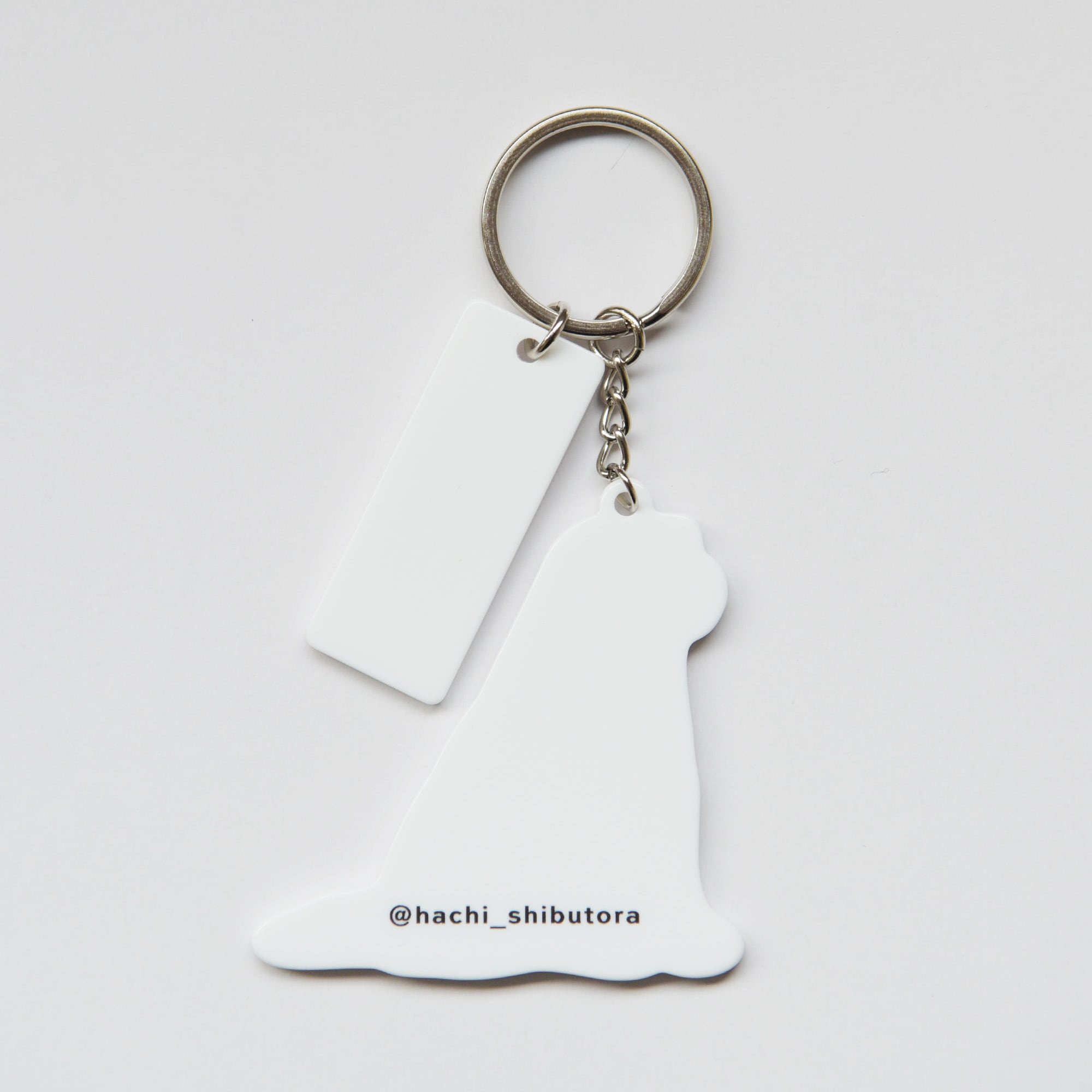 希少　レトロ　北へ。white illumination レザー　キーホルダー HACHI.4th KEY HOLDER | HACHI.THE SHIBUTORA FACTORY