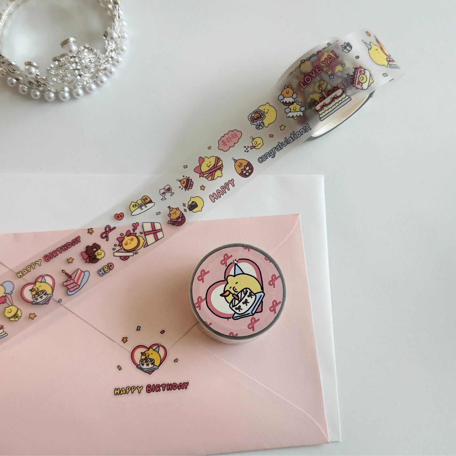 クリア ロールシール たのめーる】ヘッズ 透明ロールシール 35×18mm M-2RS 1パック(500枚)の通販