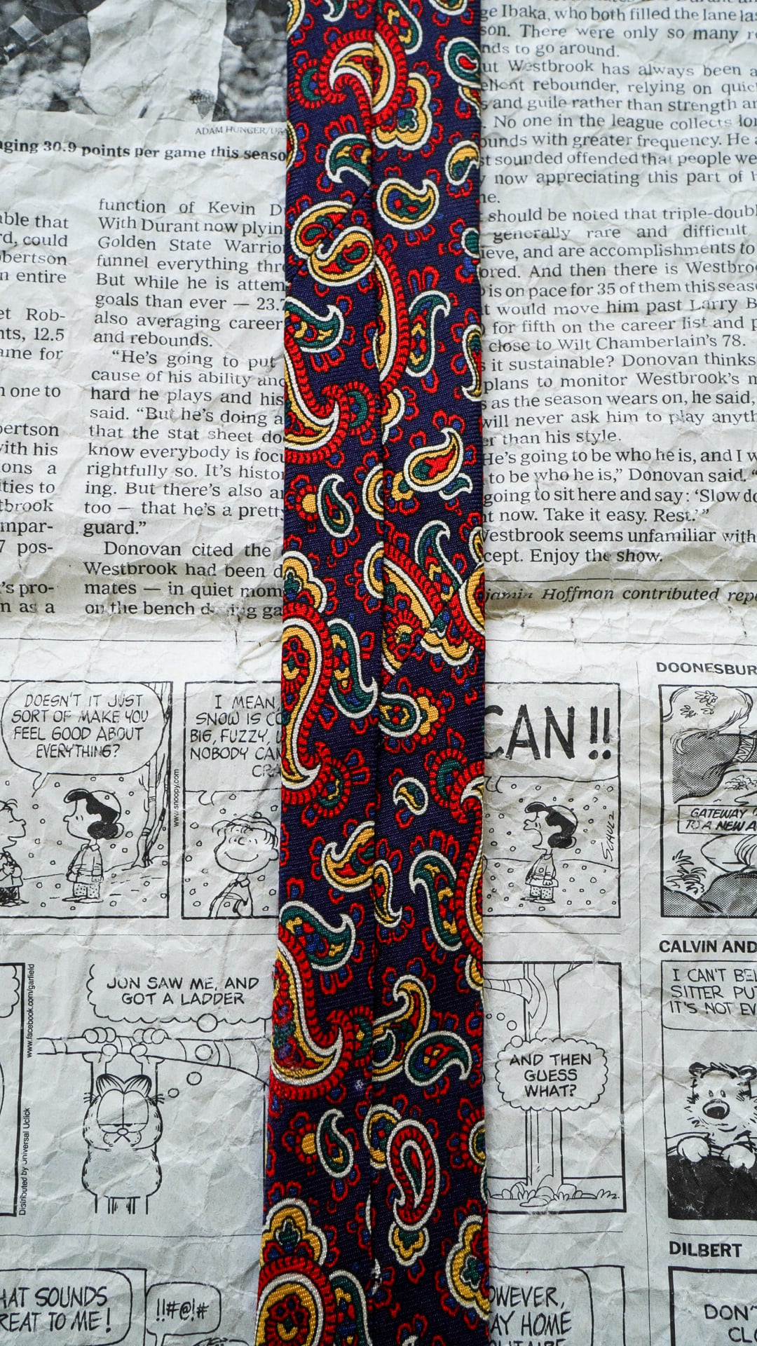 1980-1990s】BROOKS BROTHERS ブルックスブラザーズ ペイズリー柄