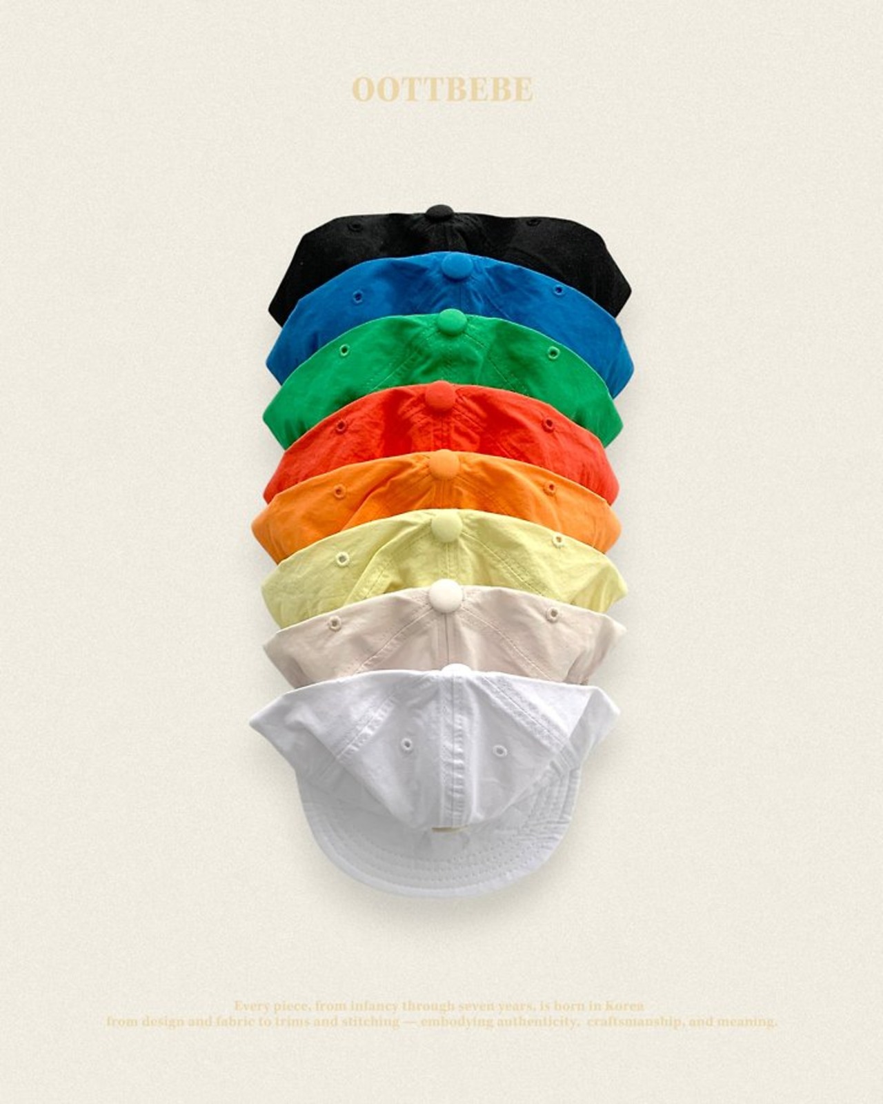 [oottbebe] Button ball cap / [오뜨베베] 버튼볼캡