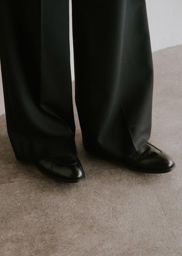 LOUIS VUITTON monk strap leather shoes