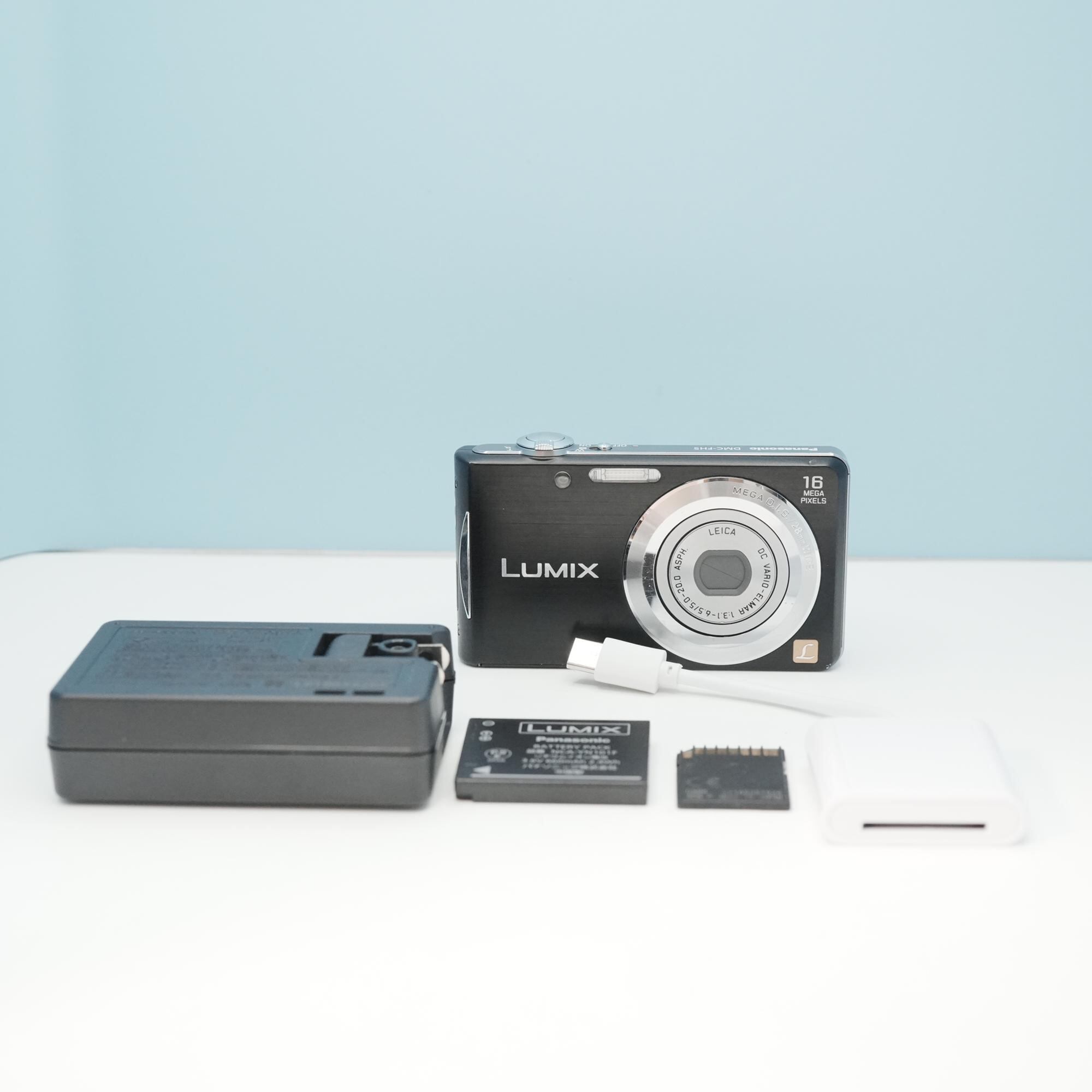 Panasonic LUMIX DMC-FH5 デジカメ スマホ転送OK フルセット 美品