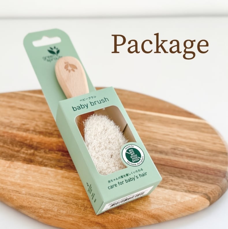 green sprouts グリーンスプラウツ | ベビー用 ヘアブラシ 単品 Baby