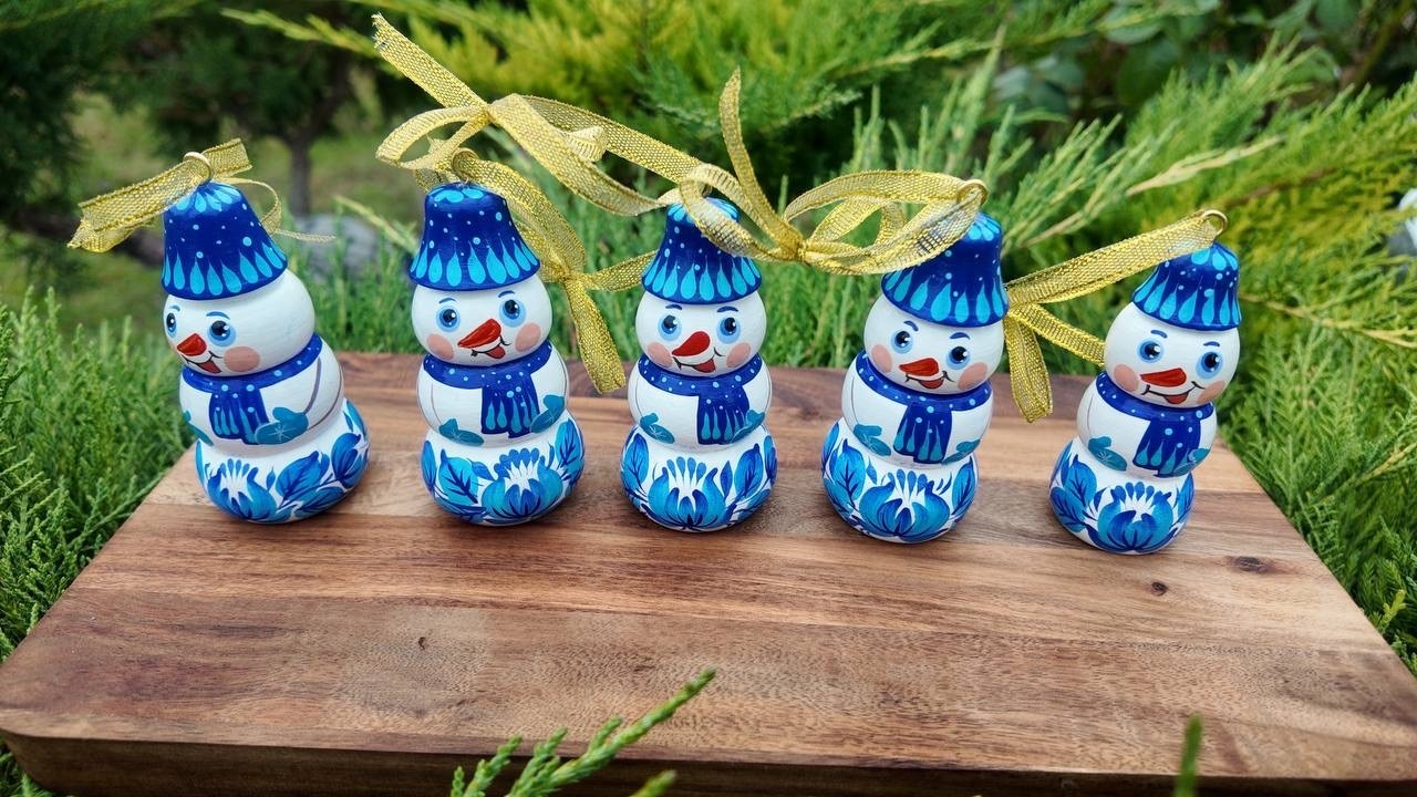 クリスマスデコレーション　スノーマン1点のみ（ティモシェンコ作） - 8