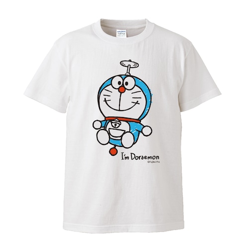 I'm Doraemon Tシャツタケコプター(ホワイト)