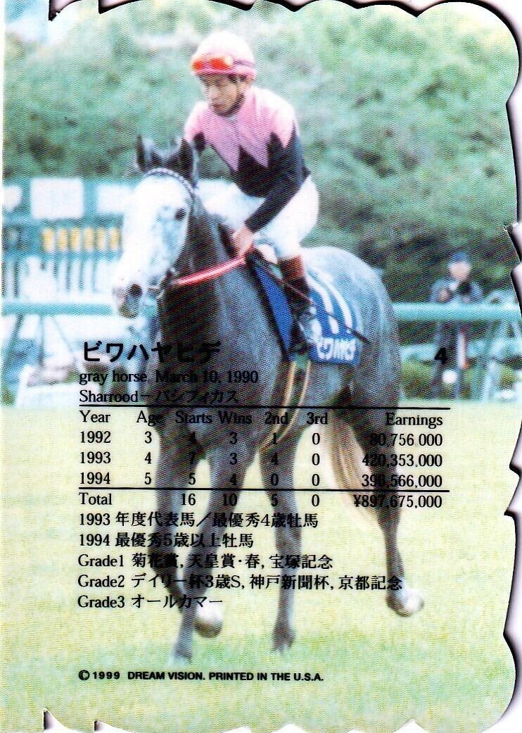 サイレンススズカ(銀文字ダイカット)「The Victory 1999」No.32