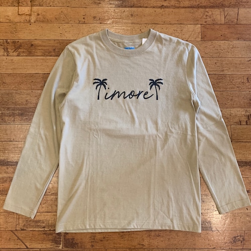 ヤシいもーれ  L/S Tee  (リブなし) Sand Khaki / TORTUGAオリジナル