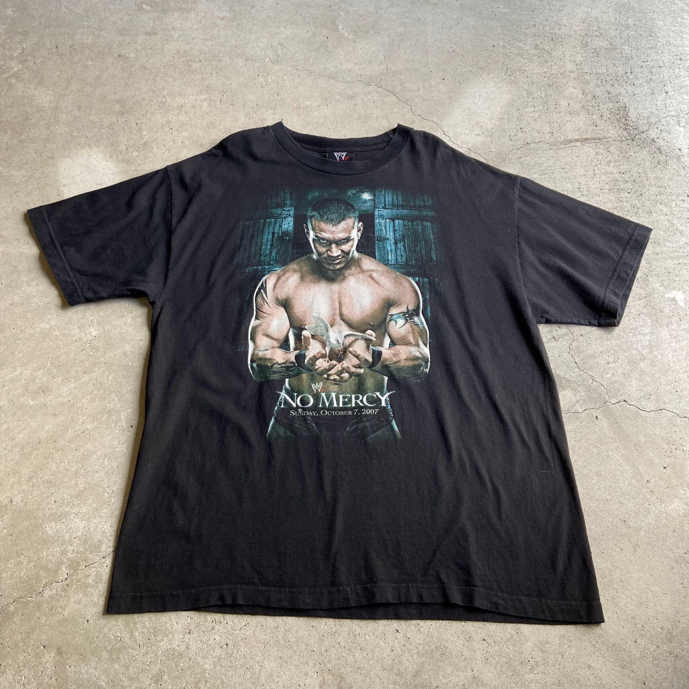 00年代 プロレス WWE ”NO MERCY” アメリカ テレビ番組 2007 プリントT 