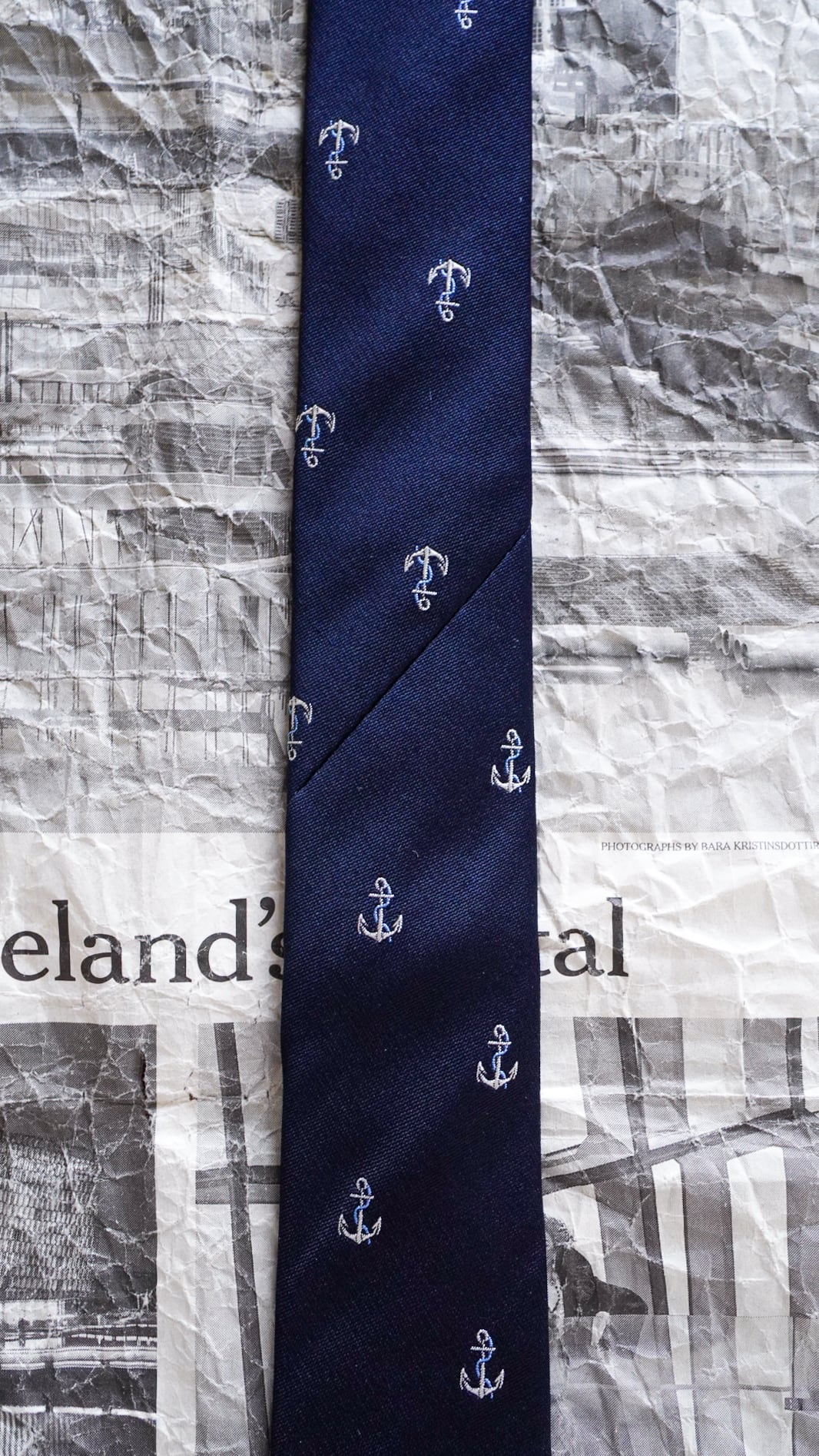1960s】BROOKS BROTHERS ブルックスブラザーズ アンカー柄 ネクタイ