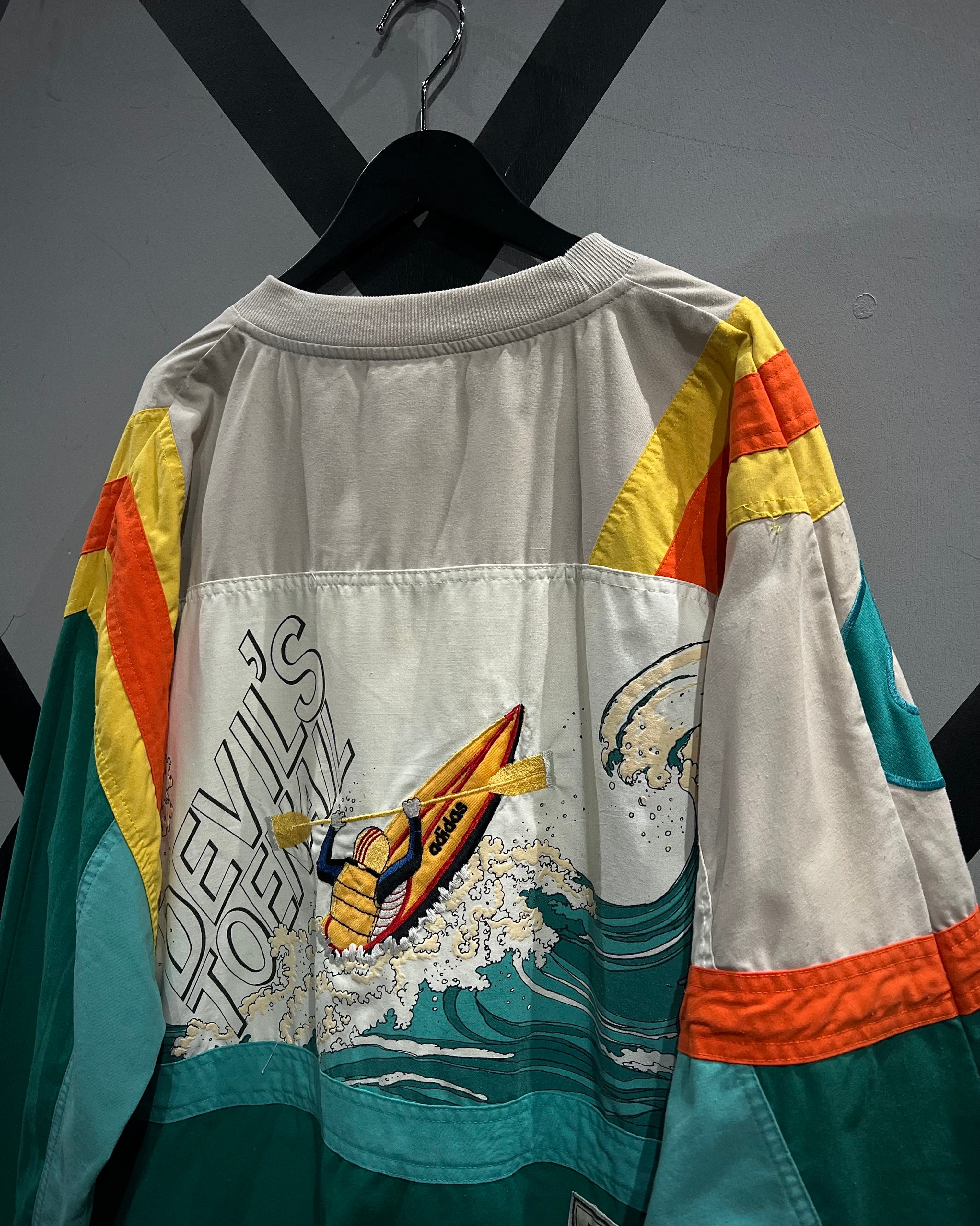 X VINTAGE】80's “adidas” Kayak Design Vintage Pullover | Caka(カカ