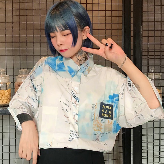 ✿大人気商品✿ シャツ トップス シフォン レディースファション レトロ ゆったり 男女兼用 個性的 激安