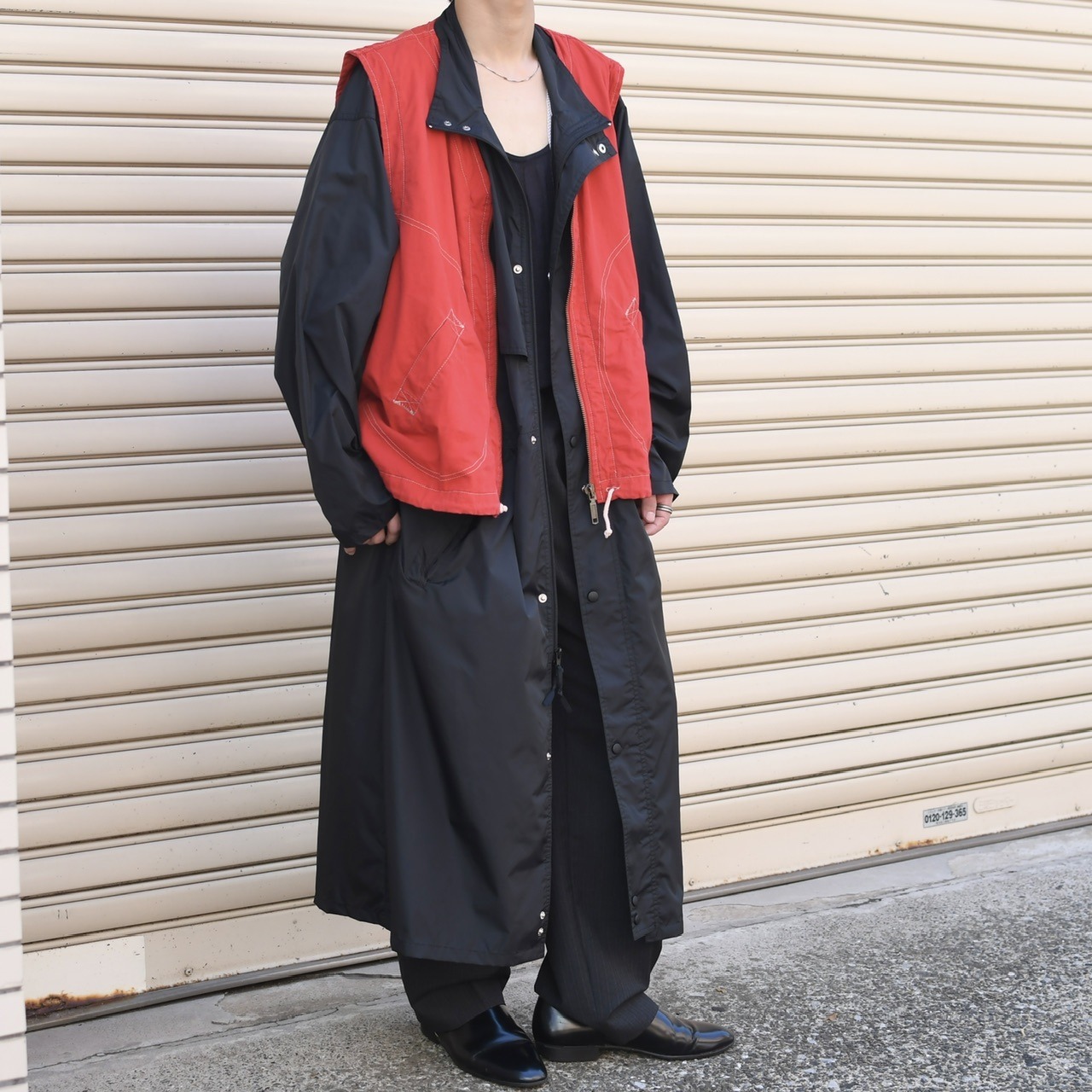 WOOLRICH nylon long coat