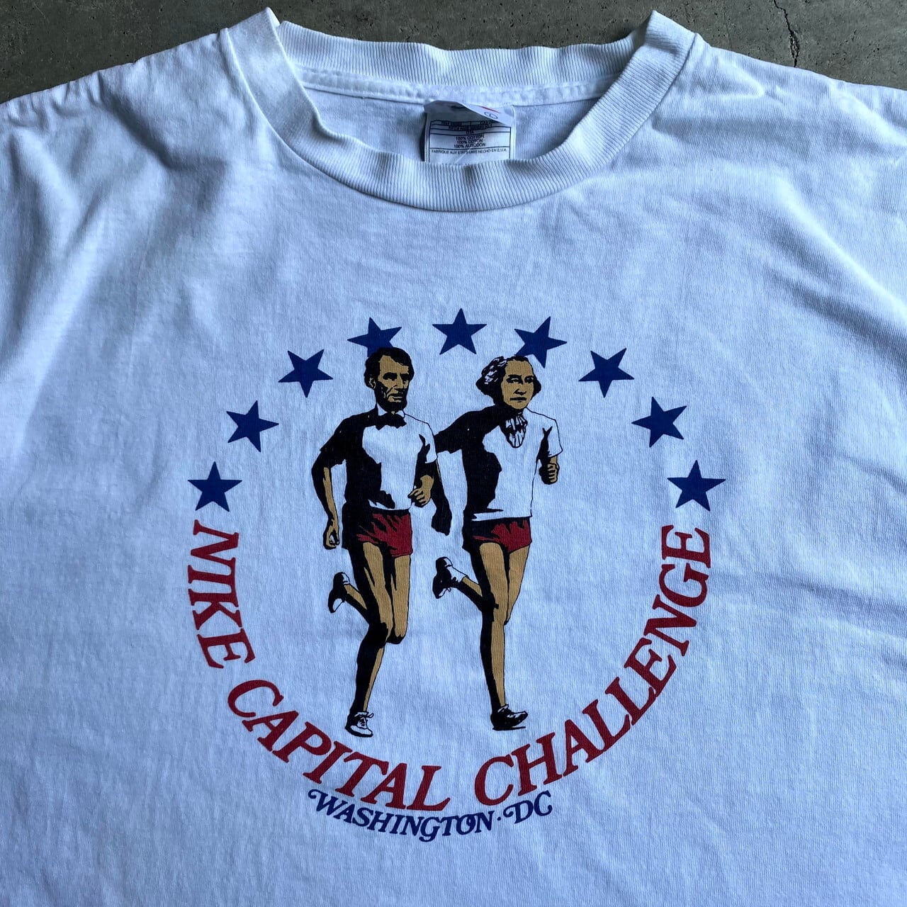 90年代 USA製 NIKE ナイキ CAPITAL CHALLENGE ビッグスウォッシュロゴ