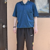 rayon blend design polo shirt navy
