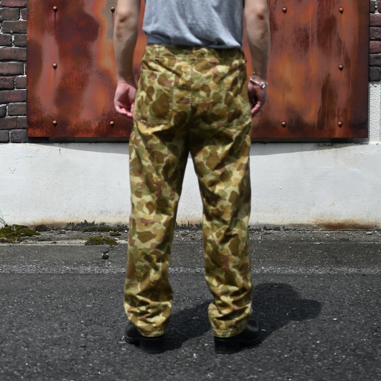 BOWWOW / DUCK HUNTER CAMO FIELD PANTS (裏側)