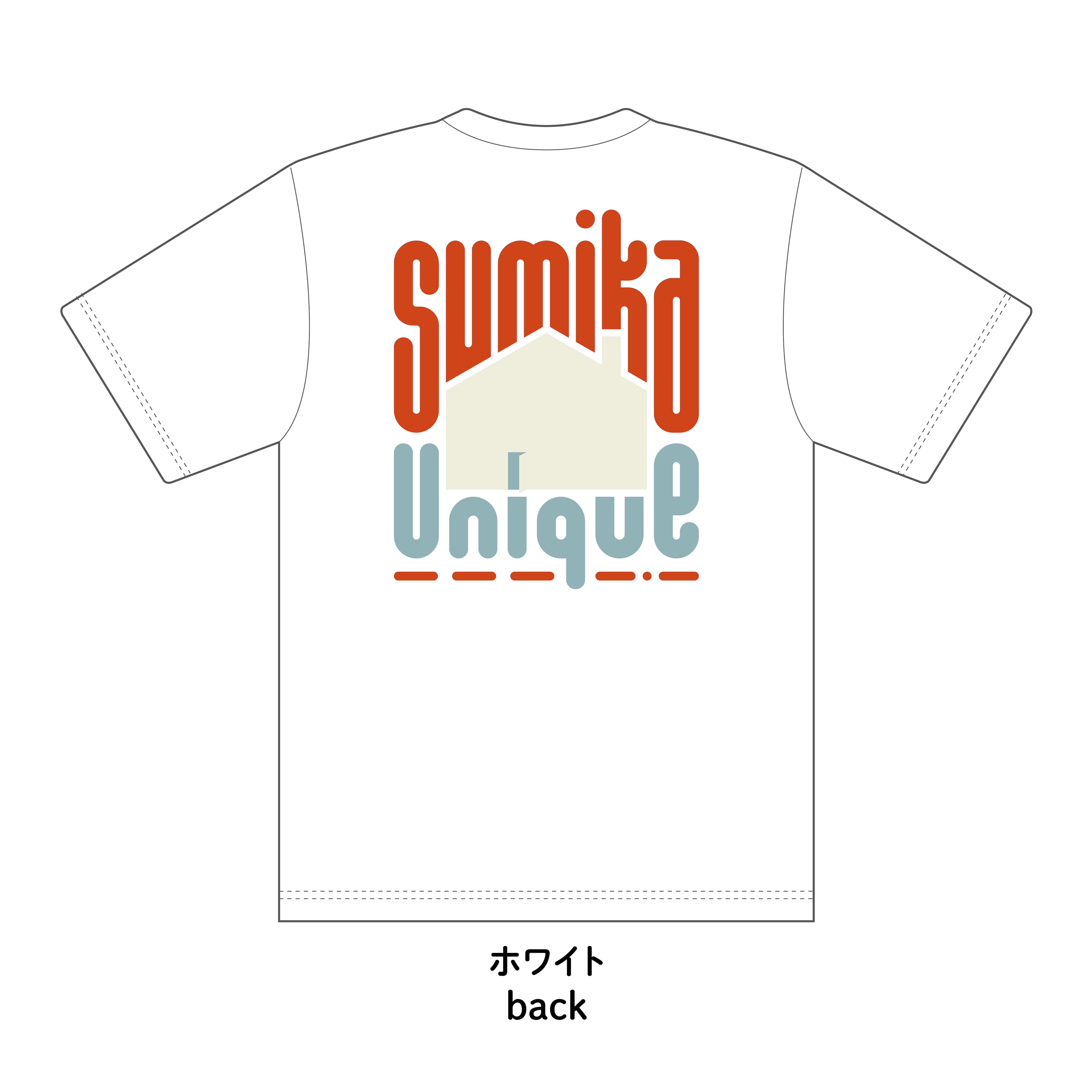 sumika / Unique Tシャツ（ホワイト） | shop Engawa