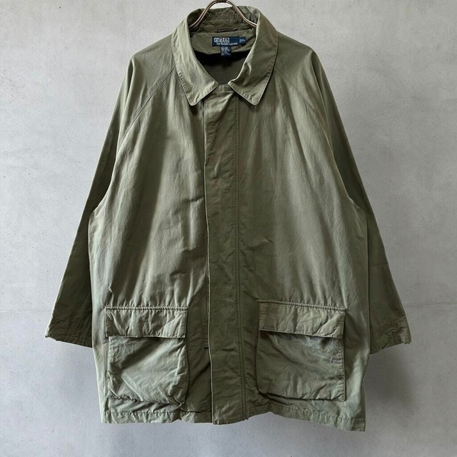 90s Ralph Lauren ミリタリーコート カーキ XL ラルフローレン