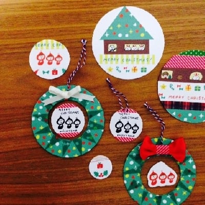 mizutamaクリスマス マスキングテープ アイコン（12㎜） [MZT-04] | Pay ID