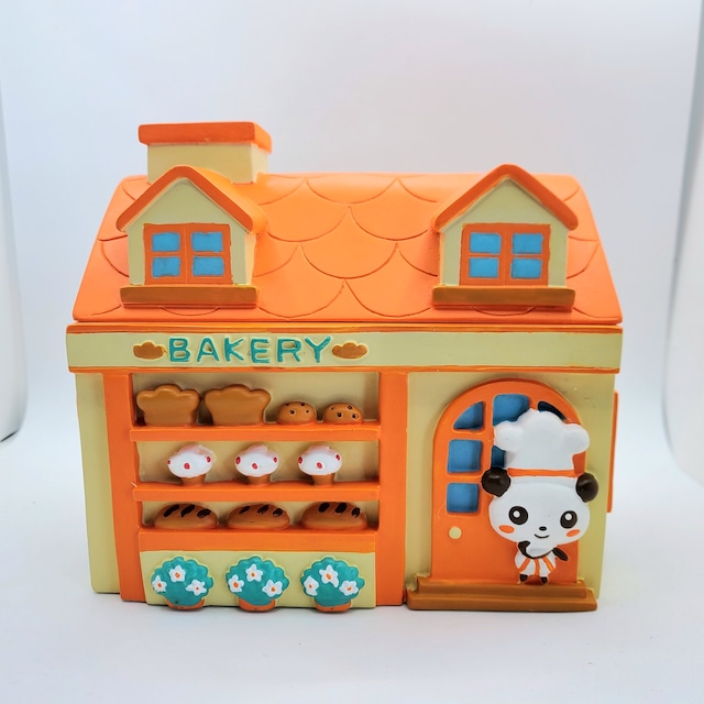 ちょこぱんだ パン屋の小物入れ ポリストーン製 2001年 サンリオ
