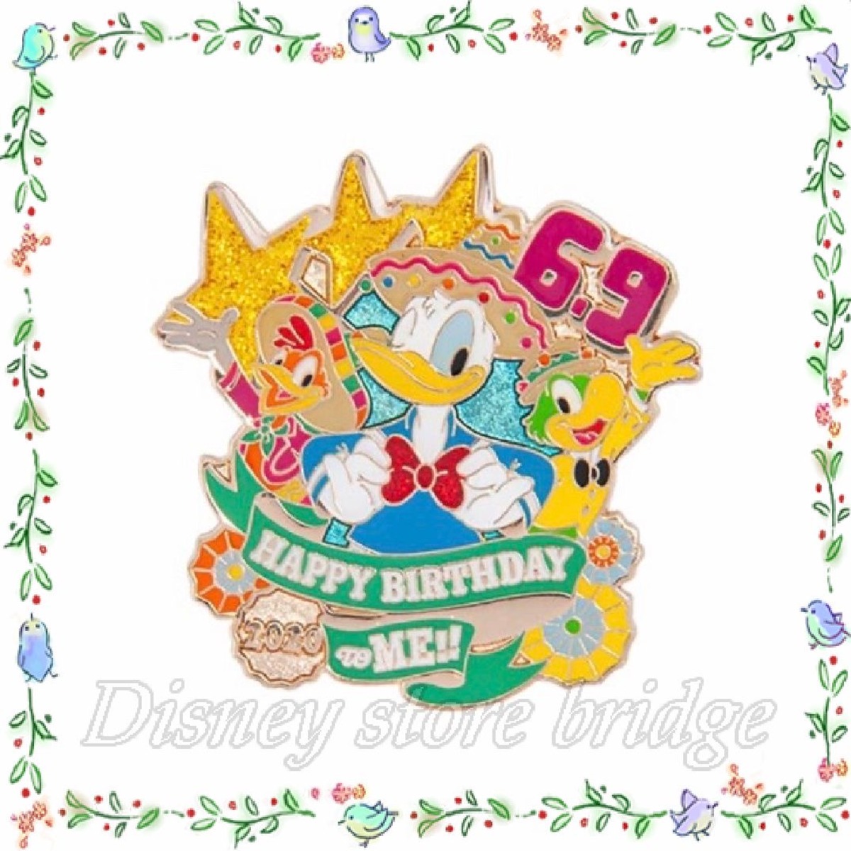 ピンバッジ ドナルド 誕生日グッズ スクリーンデビュー記念 2020 
