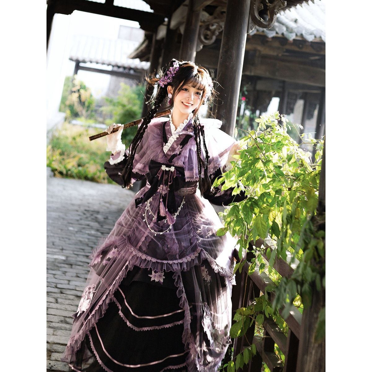 チャイナ ロリータ ドレス チャイナ風刺繍ロリータドレスセット opf046 | 可愛い服量産型服通販