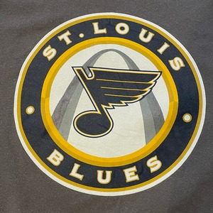 【GILDAN】NHL アイスホッケー プリント Tシャツ St Louis Blues セントルイスブルース XL ビッグサイズ プロチーム US古着 アメリカ古着