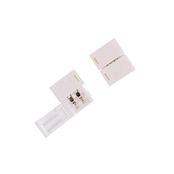 GTIWUNG LEDテープ 延長用 ワンタッチコネクタ 2ピン 8mm 3528 2835 SMD 単色用 半田付け不要LEDストリップ接続変換器コネクタ（12個) 装飾直角スナップコネクタ（4個） 2ピンLEDテープライトLタイプコネクタ（4個）