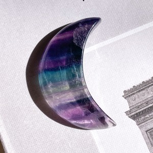 Rainbow Fluorite Moon 3 ✧ レインボーフローライト