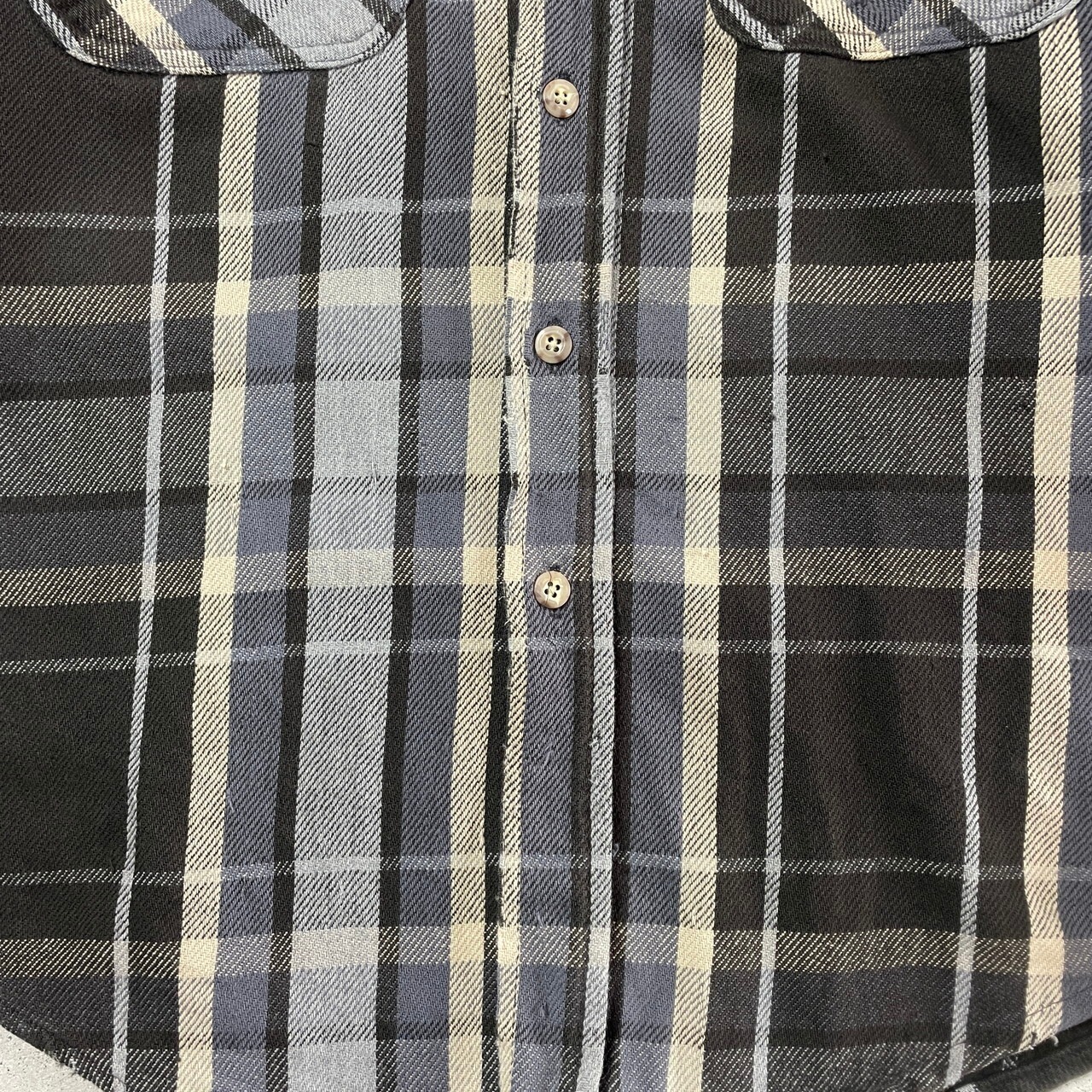 80年代〜 襤褸 Carhartt カーハート 長袖 ヘビーネルシャツ チェック 