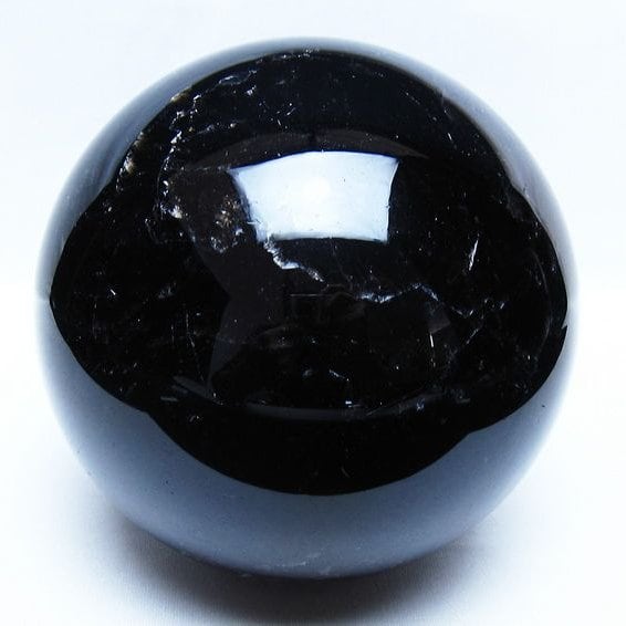 3Kg モリオン 黒水晶 丸玉 135mm スフィア 一点物 161-961