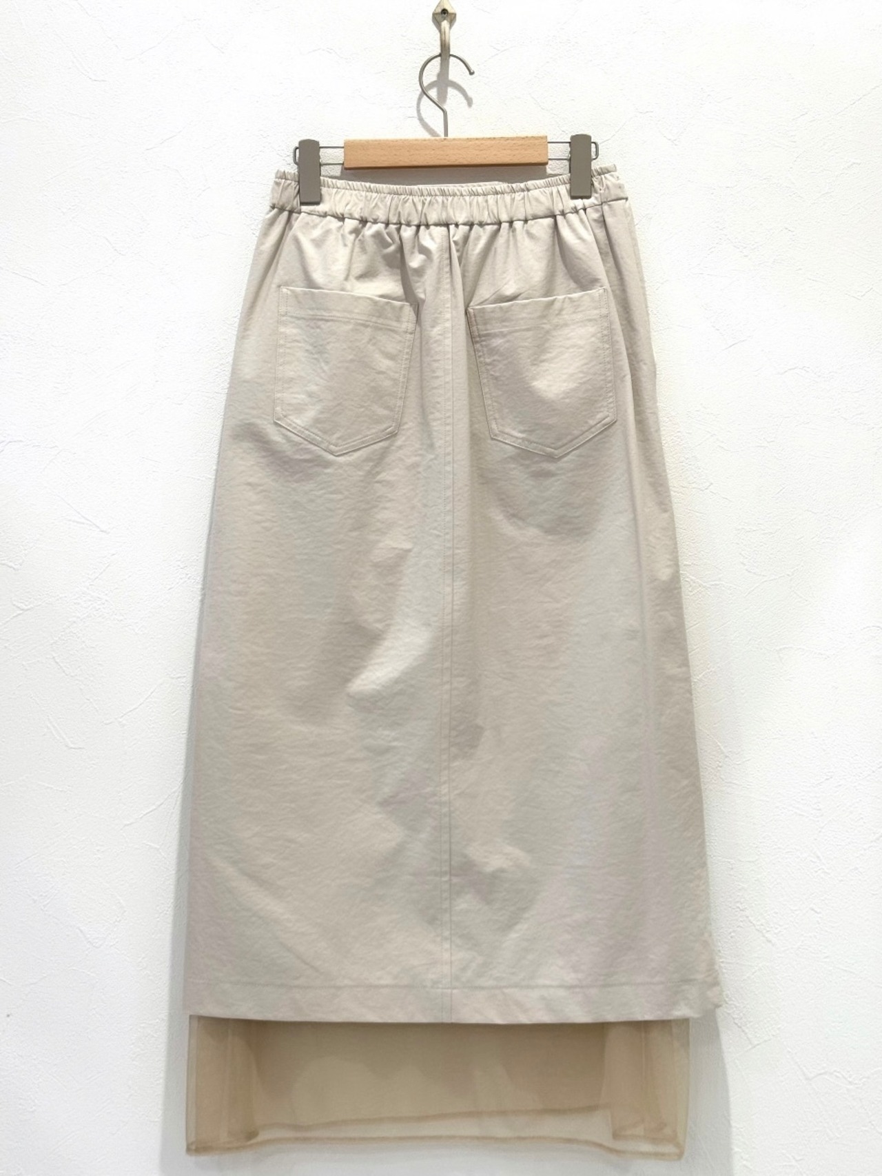 シアーヘムコーデュロイスカート