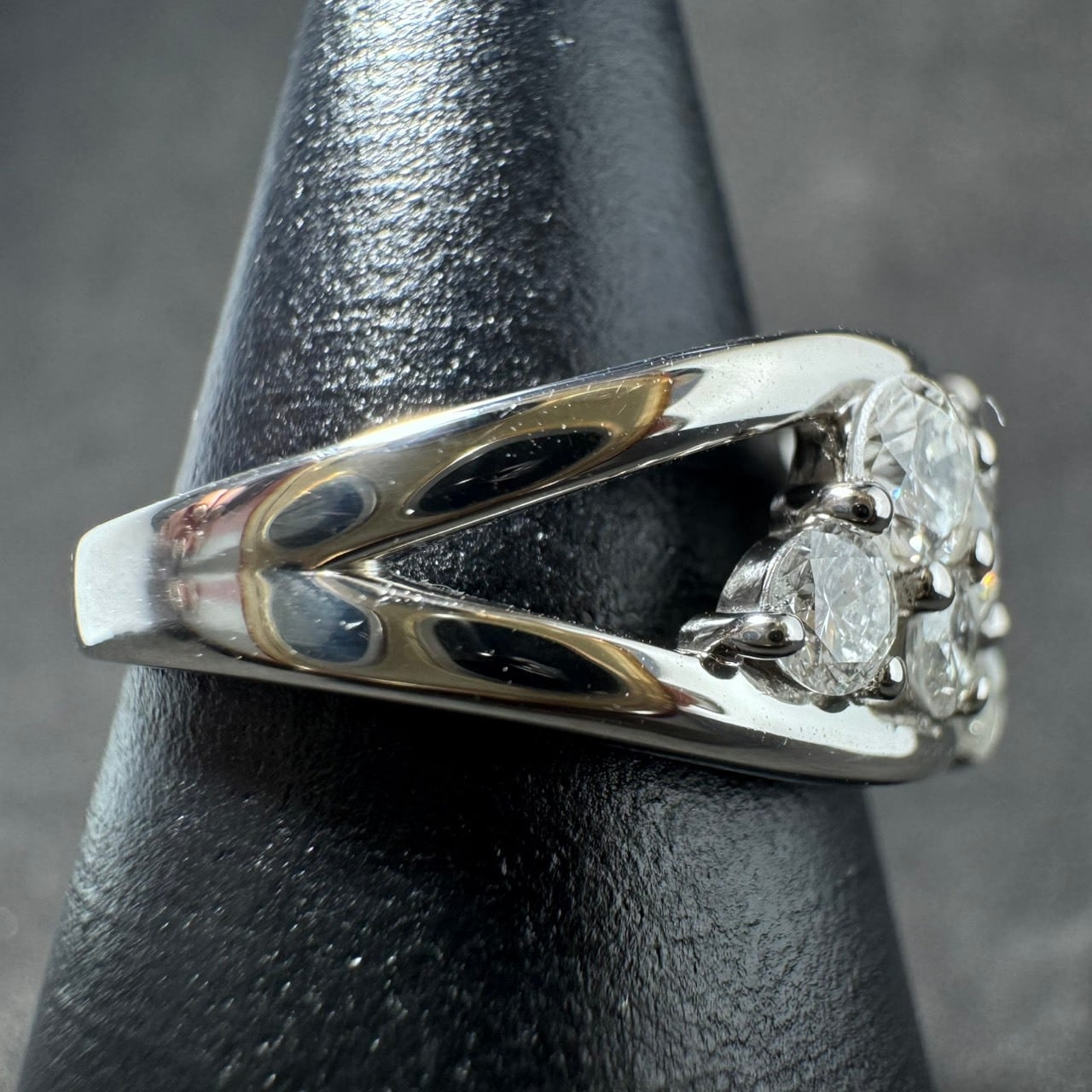 Pt900 2.025ct ダイヤモンド クラスター リング | カオキ | 日本最大級