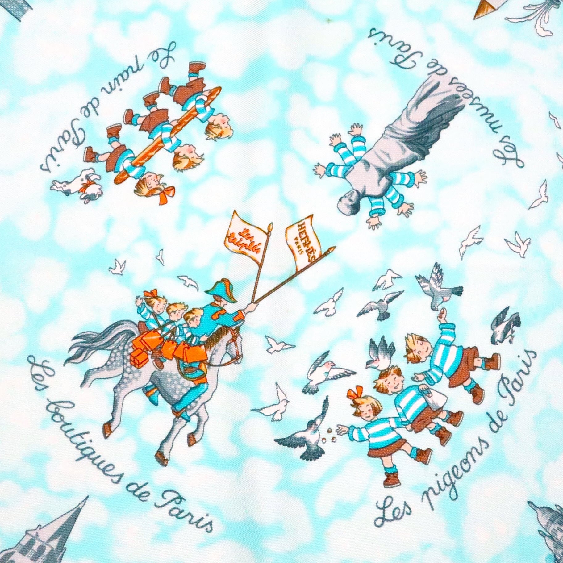 エルメス HERMES/スカーフ ガヴロッシュ いたずら三つ子 Les Triples
