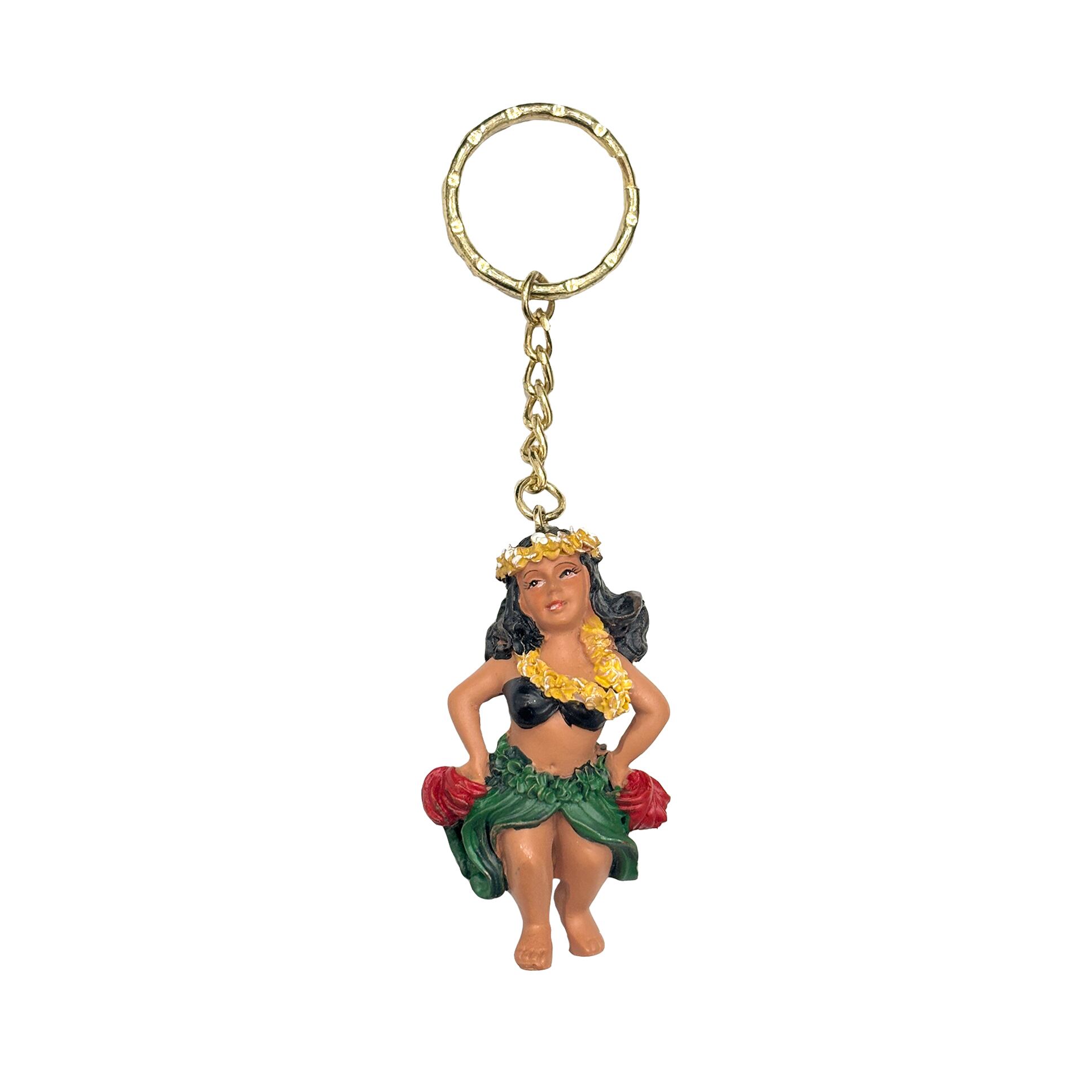 Hula Girl Keychain