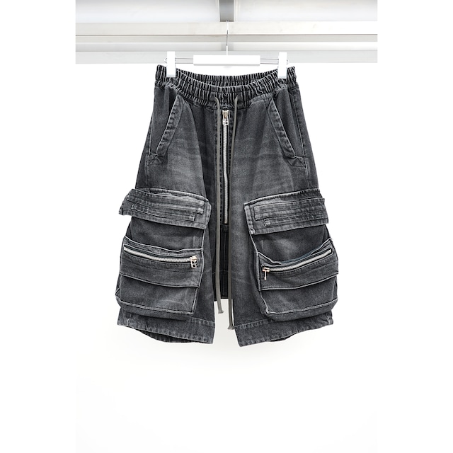 [A.F ARTEFACT] (エーエフアーティファクト) ag-8014-3 VintageDenim Military Shorts