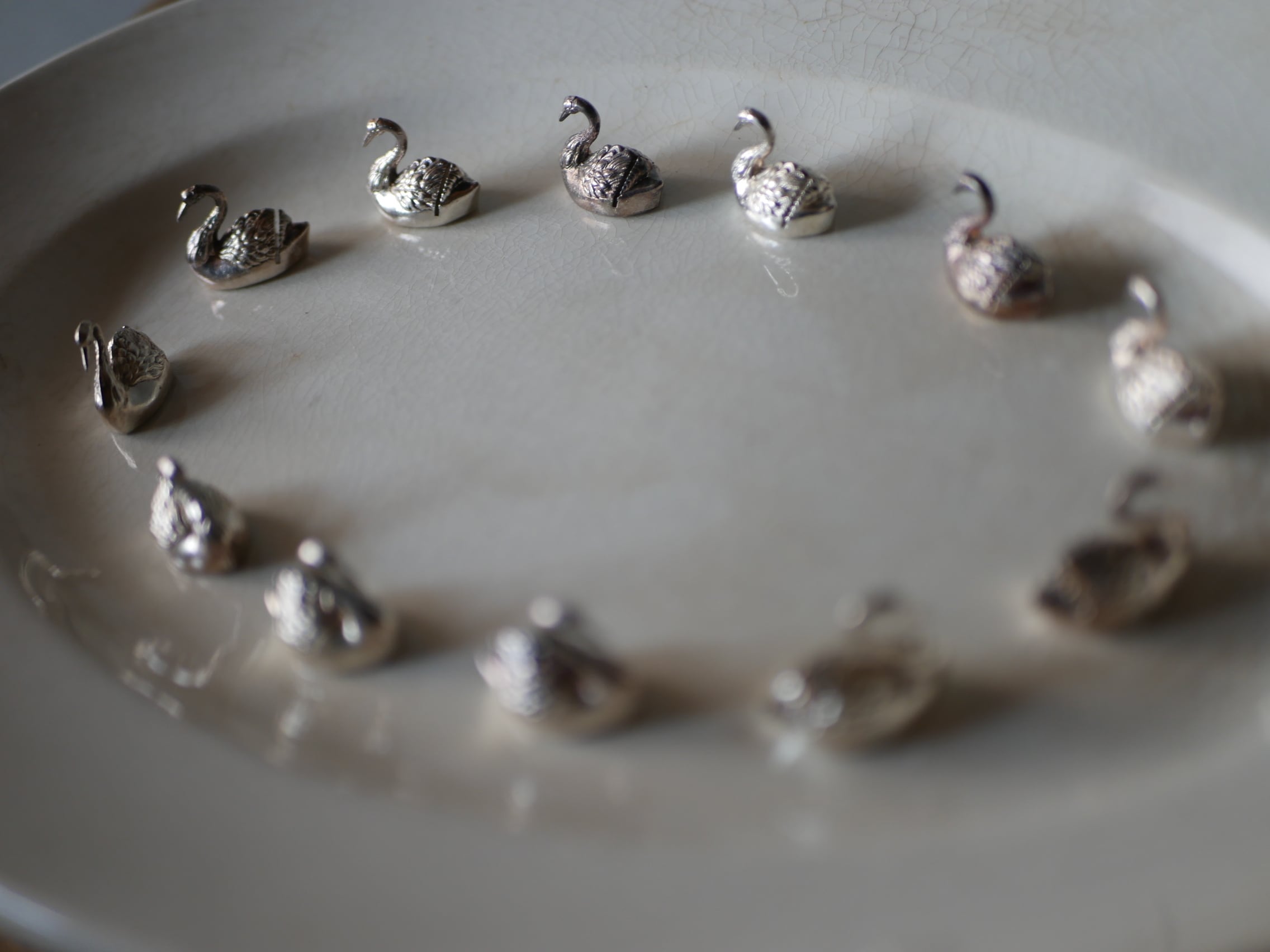 スワン カードホルダー フランスアンティーク ブロカント | フランス