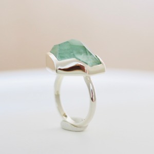 アクアマリンのリング