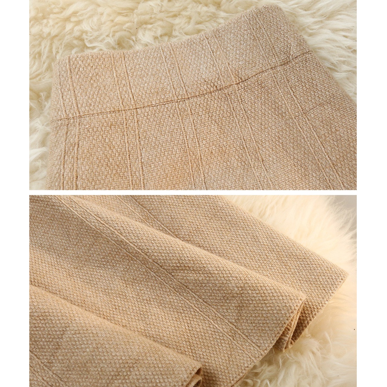 ニット ハイウエスト Aライン スカート 10302