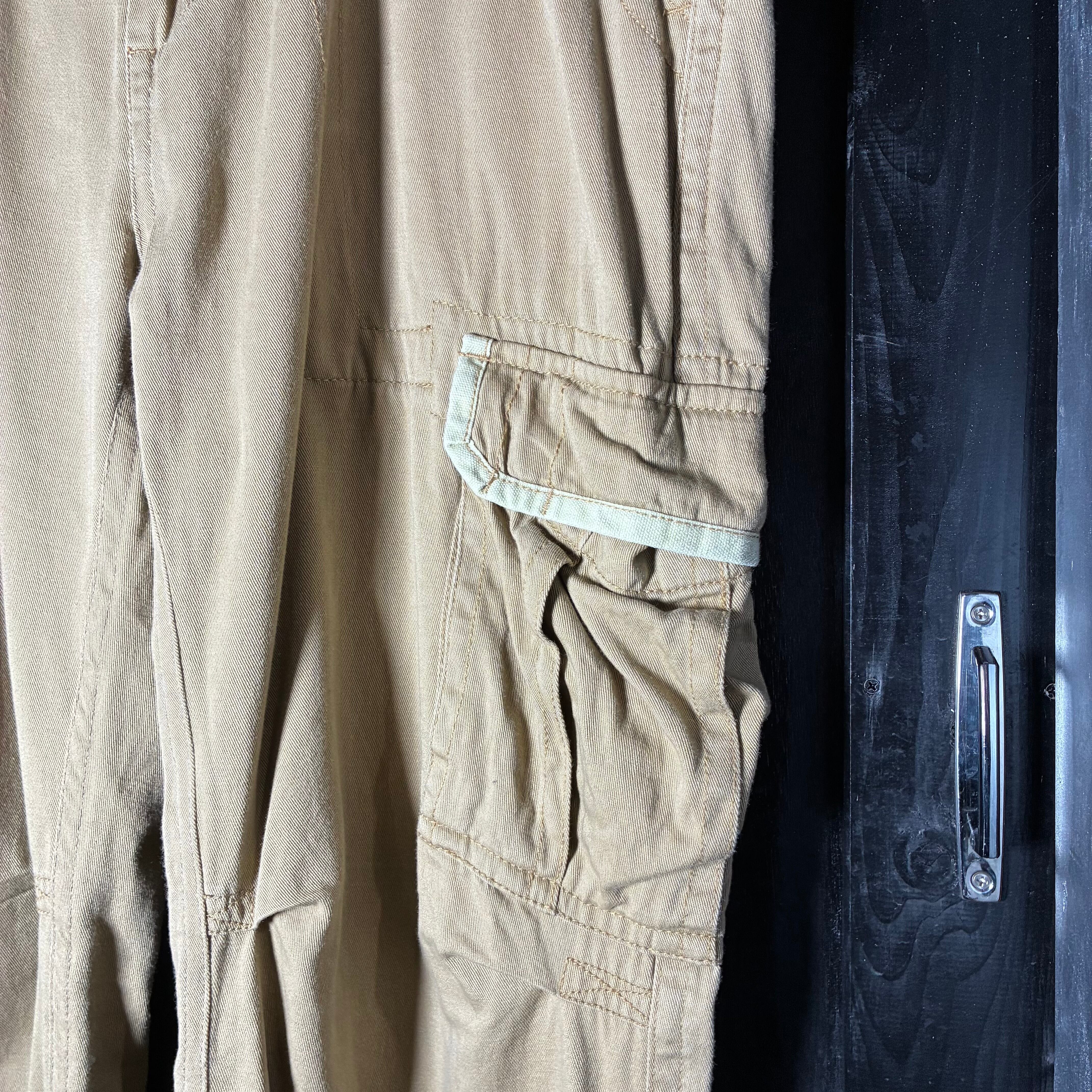 ABERCROMBIE&FITCH カーゴパンツ ベージュ アバクロ ギミックカーゴ