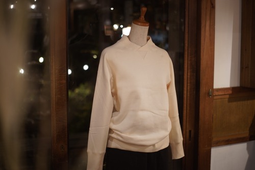 atelier naruse    cotton mock-neck sweat