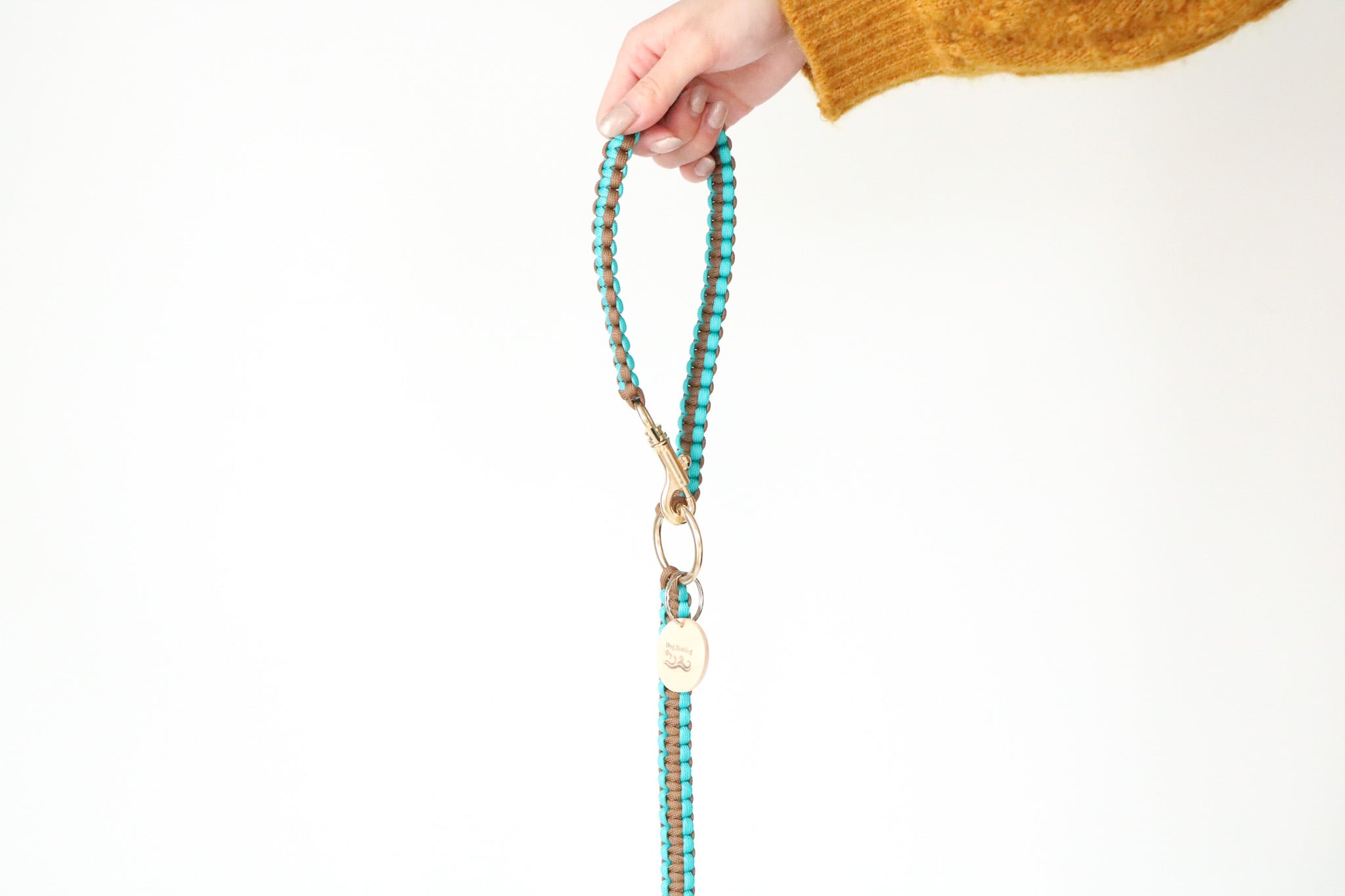 チョコミント パラコードリード | Dog.Hotdog