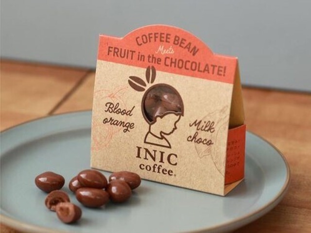 INIC coffee　|　チョコレート　COFFEE BEAN MEETS FRUIT ミルク×ブラッドオレンジ