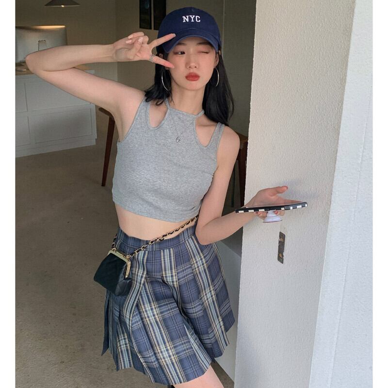 クロップドトップス サマーホワイトカジュアル 夏物 ガールズファッション78578772365