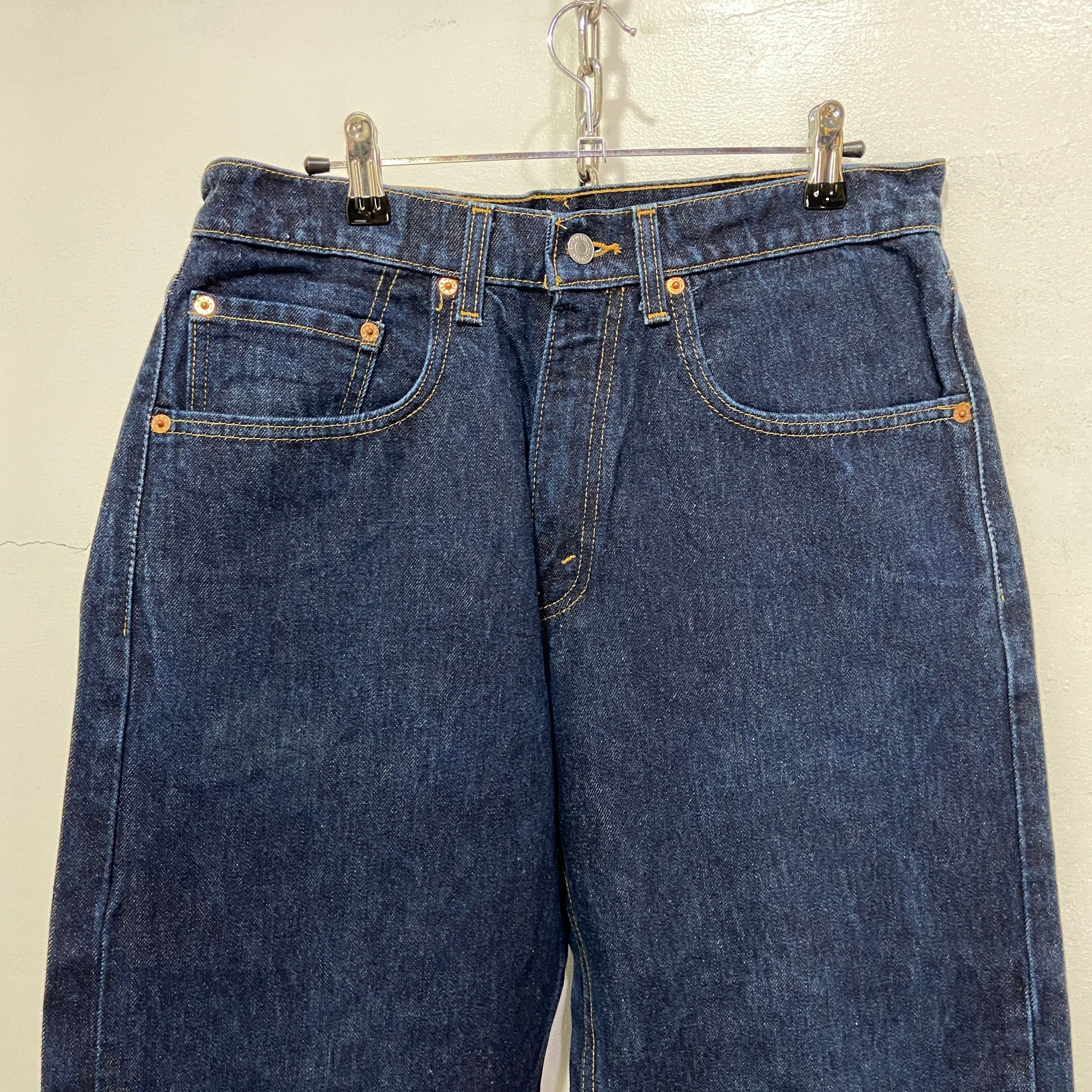 レア 90s USA製 Levi's 569 ワイドデニムパンツ 真紺 W32 | 古着 レア 90s USA製 Levi's 569 ワイドデニムパンツ 真紺 W32 | 古着