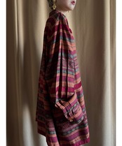 MADE IN MACAU jacquard fabric over size shirt-4444-11