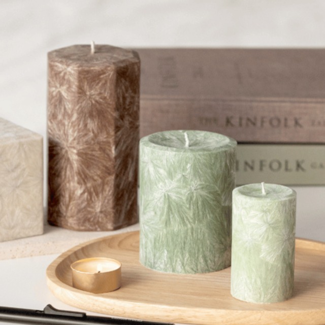 アルミ丸型ピラーモールド (7.5x11.5cm) CANDLE WORKS キャンドルワークス【プレゼント特典付き】