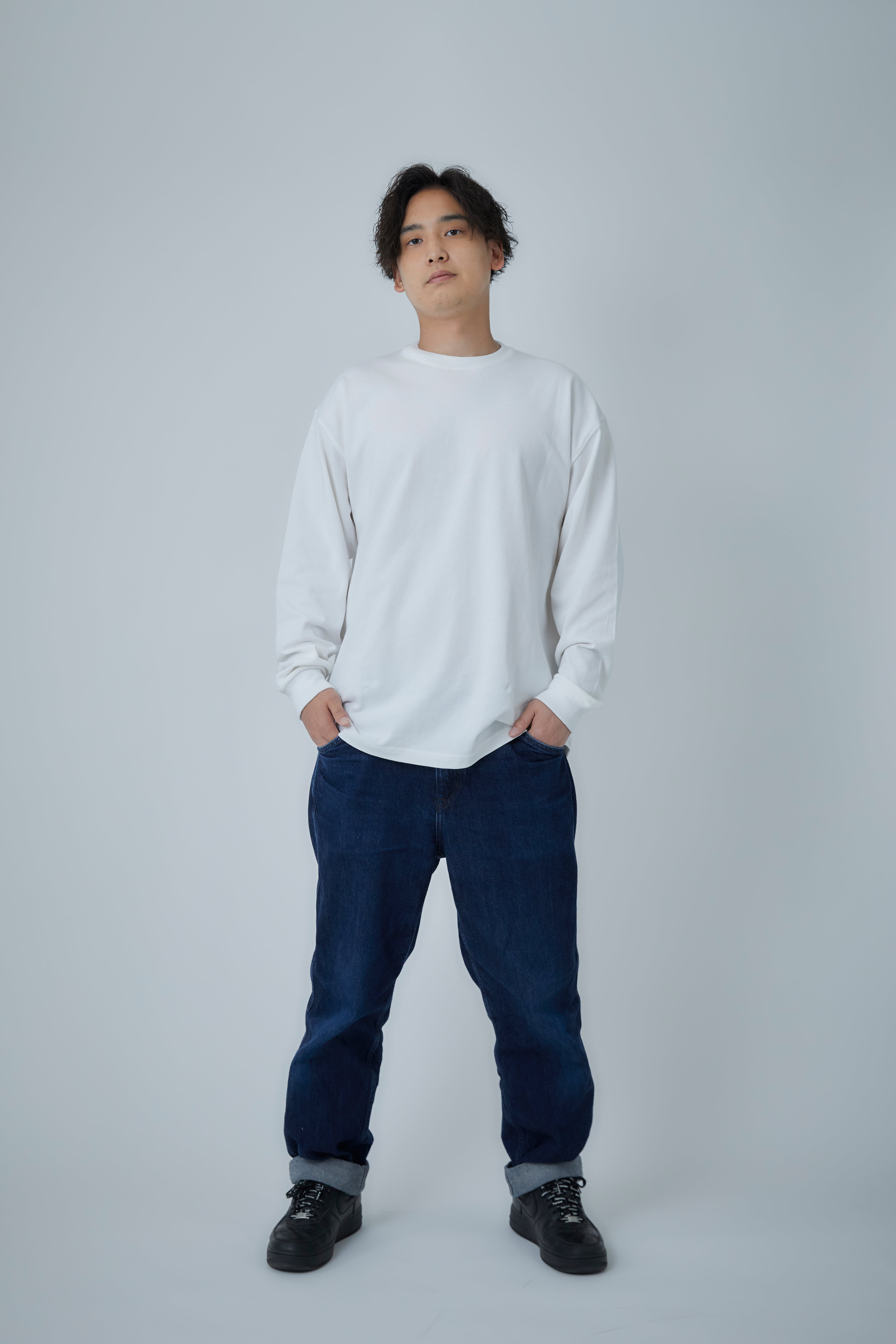 スロぱちステーション いそまる ロンT サイズ M 新品 4STAKER 4Staker】Sunglasses girl_LongT_White | 4Staker