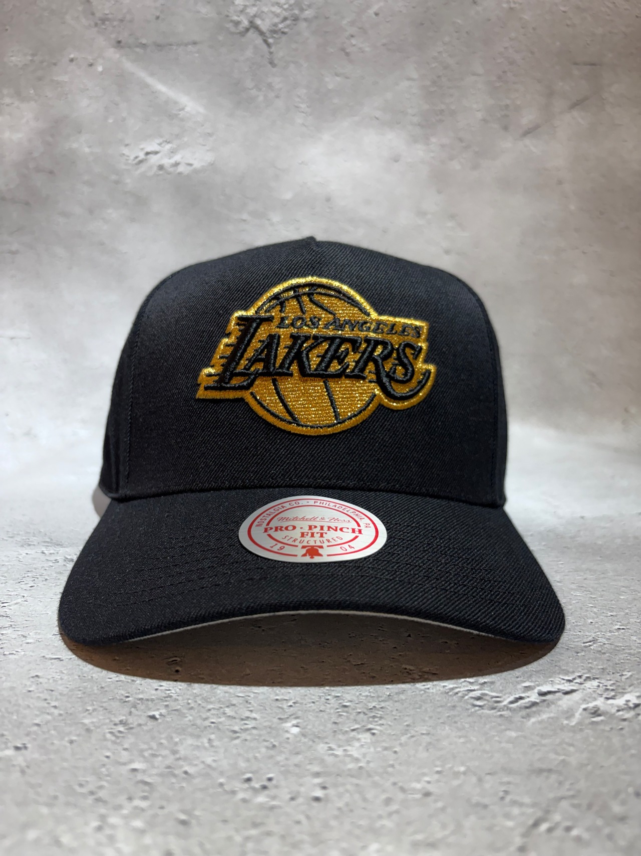 Mitchell＆Ness/ミッチェルアンドネス NBA ロサンゼルス・レイカーズ キャップ ブラック