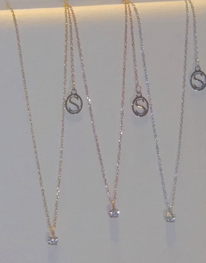 3mm ジルコニアネックレス