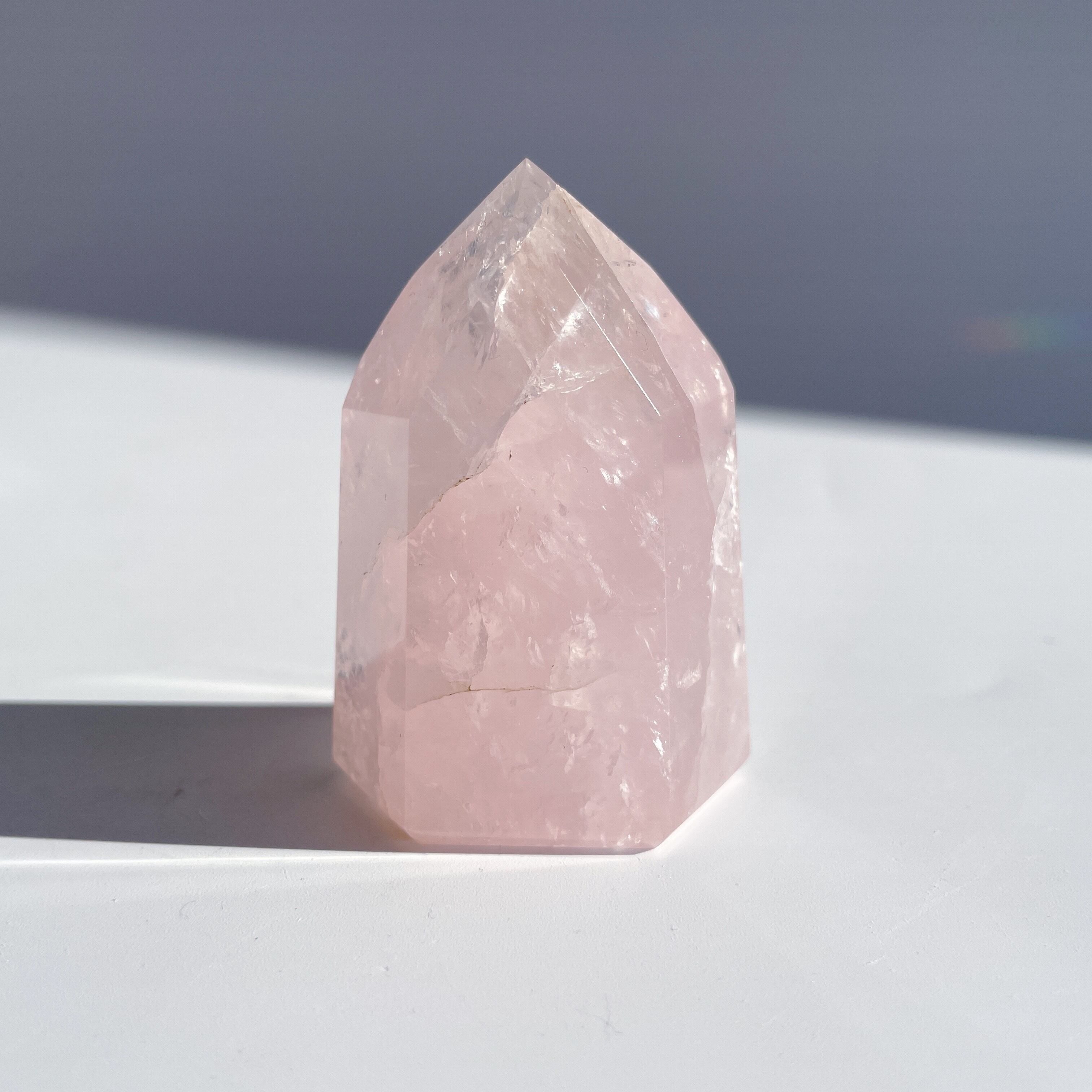 ローズ クォーツ】 タワー ROSE QUARTZ Tower ポイント ローズ